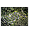 Xxl Wandbild Wald Strasse Luftaufnahme Querformat Produktvorschau Frontal