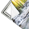 Xxl Wandbild Wald Wasserfall No 1 Quadrat Materialvorschau