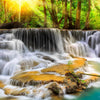 Xxl Wandbild Wald Wasserfall No 2 Quadrat Motivvorschau