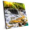 Xxl Wandbild Wald Wasserfall No 2 Quadrat Produktvorschau Seitlich