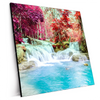 Xxl Wandbild Wald Wasserfall No 3 Quadrat Produktvorschau Seitlich