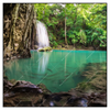 Xxl Wandbild Wald Wasserfall No 4 Quadrat Produktvorschau Frontal