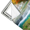 Xxl Wandbild Wald Wasserfall No 5 Quadrat Materialvorschau