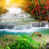 Xxl Wandbild Wald Wasserfall No 5 Quadrat Motivvorschau