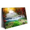 Xxl Wandbild Wald Wasserfall No 5 Querformat Produktvorschau Seitlich