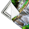 Xxl Wandbild Wald Wasserfall No 6 Quadrat Materialvorschau