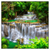 Xxl Wandbild Wald Wasserfall No 6 Quadrat Produktvorschau Frontal