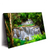Xxl Wandbild Wald Wasserfall No 6 Querformat Produktvorschau Seitlich