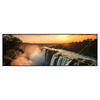 Xxl Wandbild Wasserfall Bei Abendsonne Panorama Produktvorschau Frontal