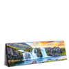Xxl Wandbild Wasserfall Bei Sonnenuntergang Panorama Produktvorschau Seitlich