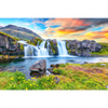 Xxl Wandbild Wasserfall Bei Sonnenuntergang Querformat Motivvorschau