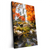 Xxl Wandbild Wasserfall In Herbstlandschaft Hochformat Produktvorschau Seitlich