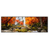 Xxl Wandbild Wasserfall In Herbstlandschaft Panorama Produktvorschau Frontal
