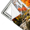 Xxl Wandbild Wasserfall In Herbstlandschaft Querformat Materialvorschau