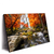 Xxl Wandbild Wasserfall In Herbstlandschaft Querformat Produktvorschau Seitlich