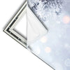 Xxl Wandbild Weihnachtskugeln Im Winterwunderland Hochformat Materialvorschau