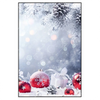 Xxl Wandbild Weihnachtskugeln Im Winterwunderland Hochformat Produktvorschau Frontal