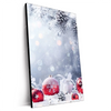 Xxl Wandbild Weihnachtskugeln Im Winterwunderland Hochformat Produktvorschau Seitlich