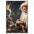 Xxl Wandbild Weihnachtsmann Fuettert Rentier Hochformat Produktvorschau Frontal