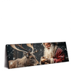 Xxl Wandbild Weihnachtsmann Fuettert Rentier Panorama Produktvorschau Seitlich