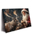 Xxl Wandbild Weihnachtsmann Fuettert Rentier Querformat Produktvorschau Seitlich