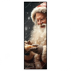Xxl Wandbild Weihnachtsmann Fuettert Rentier Schmal Produktvorschau Frontal