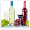Xxl Wandbild Wein In Flaschen Und Glaesern Quadrat Produktvorschau Frontal