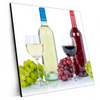 Xxl Wandbild Wein In Flaschen Und Glaesern Quadrat Produktvorschau Seitlich