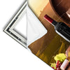 Xxl Wandbild Wein Toscana Quadrat Materialvorschau