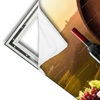 Xxl Wandbild Wein Toscana Querformat Materialvorschau