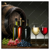 Xxl Wandbild Wein Trauben Quadrat Produktvorschau Frontal