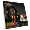Xxl Wandbild Wein Trauben Quadrat Produktvorschau Seitlich