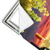 Xxl Wandbild Weinreben Im Abendlicht Hochformat Materialvorschau