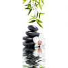 Xxl Wandbild Weisse Orchidee Zensteine Schmal Motivvorschau