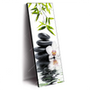 Xxl Wandbild Weisse Orchidee Zensteine Schmal Produktvorschau Seitlich