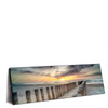 Xxl Wandbild Wellenbrecher Am Nordseestrand Panorama Produktvorschau Seitlich