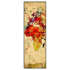 Xxl Wandbild Weltkarte Retro Bunt Schmal Produktvorschau Frontal