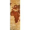 Xxl Wandbild Weltkarte Rostoptik Schmal Motivvorschau