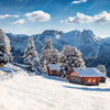 Xxl Wandbild Winteridylle In Den Bergen Quadrat Motivvorschau