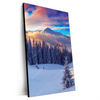 Xxl Wandbild Winterliches Gebirge Hochformat Produktvorschau Seitlich