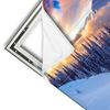 Xxl Wandbild Winterliches Gebirge Querformat Materialvorschau