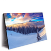 Xxl Wandbild Winterliches Gebirge Querformat Produktvorschau Seitlich