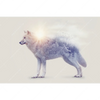 Xxl Wandbild Wolf Wald No 1 Querformat Motivvorschau