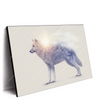 Xxl Wandbild Wolf Wald No 1 Querformat Produktvorschau Seitlich