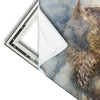 Xxl Wandbild Wolf Wald No 2 Hochformat Materialvorschau