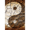 Xxl Wandbild Yin Yang Auf Rissiger Erde Hochformat Motivvorschau