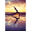 Xxl Wandbild Yoga Am Lila Strand Hochformat Motivvorschau