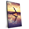 Xxl Wandbild Yoga Am Lila Strand Hochformat Produktvorschau Seitlich
