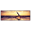 Xxl Wandbild Yoga Am Lila Strand Panorama Produktvorschau Frontal