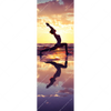 Xxl Wandbild Yoga Am Lila Strand Schmal Motivvorschau